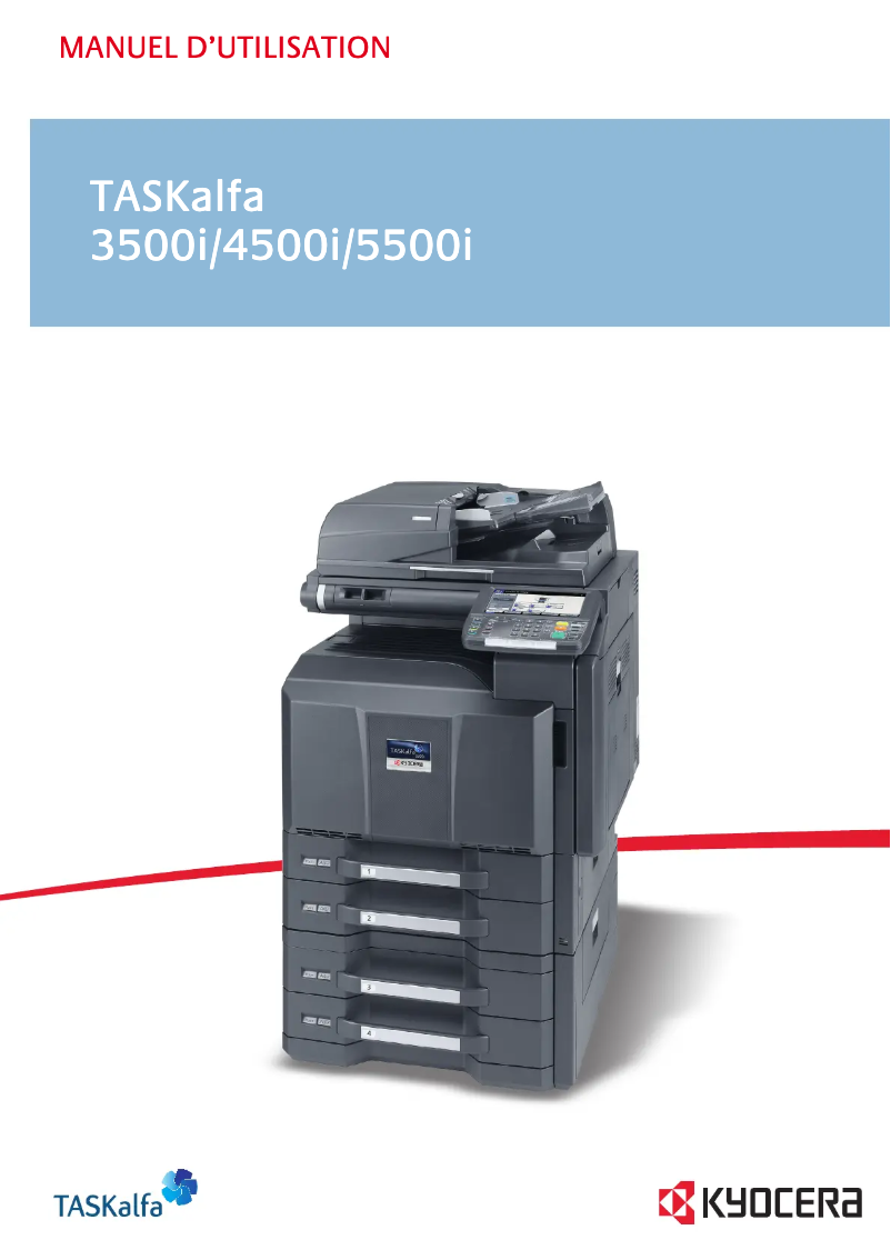 Page 1 de la notice Manuel utilisateur Kyocera TASKalfa 3500i
