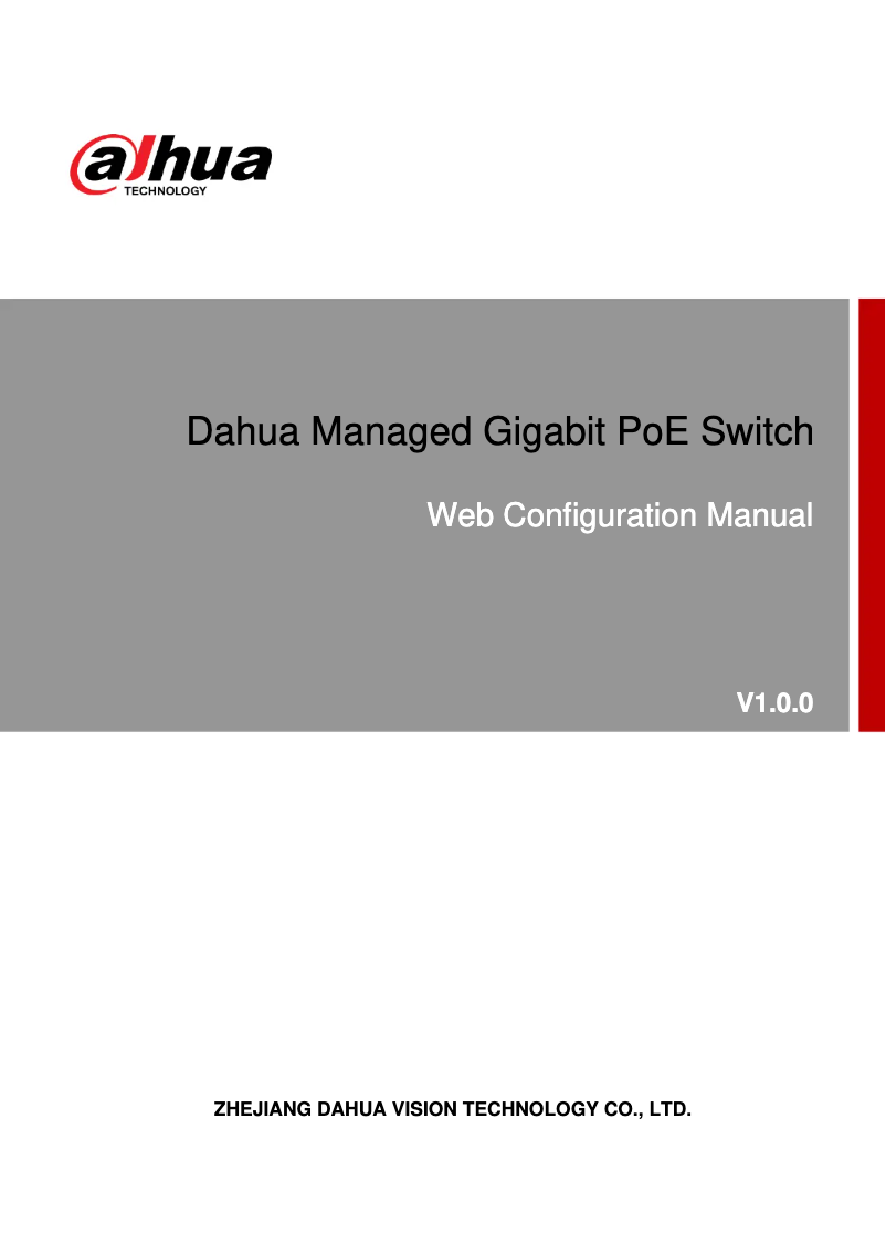 Page n°1 - Mode d'emploi Dahua Technology PFS4218-16GT-240