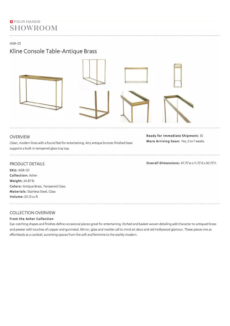 Page 1 of the manual User Manual Four Hands Asher IASR-121