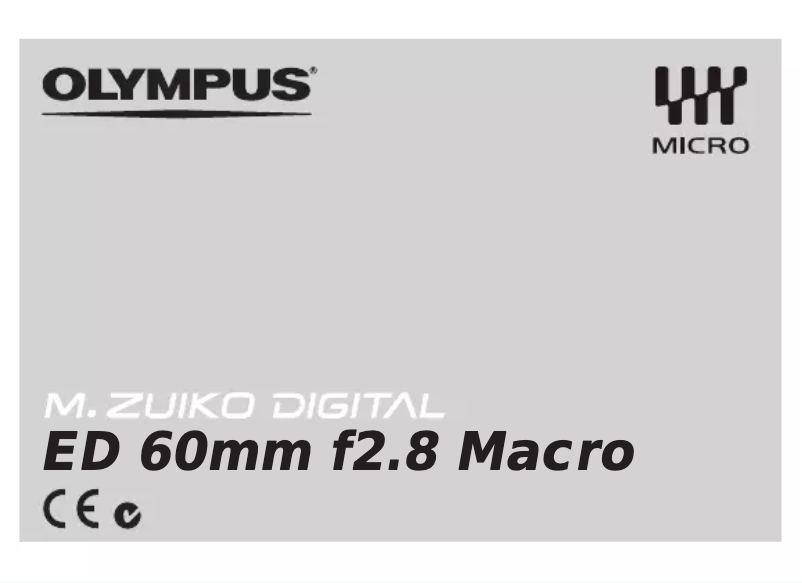 Page 1 de la notice Manuel utilisateur Olympus 75-300 f/4.8-6.7 II