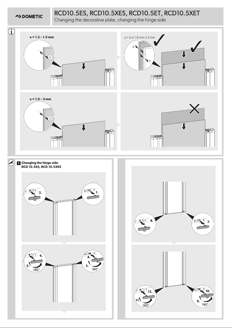Página 1 del manual Manual de usuario Dometic RCD10.5XES