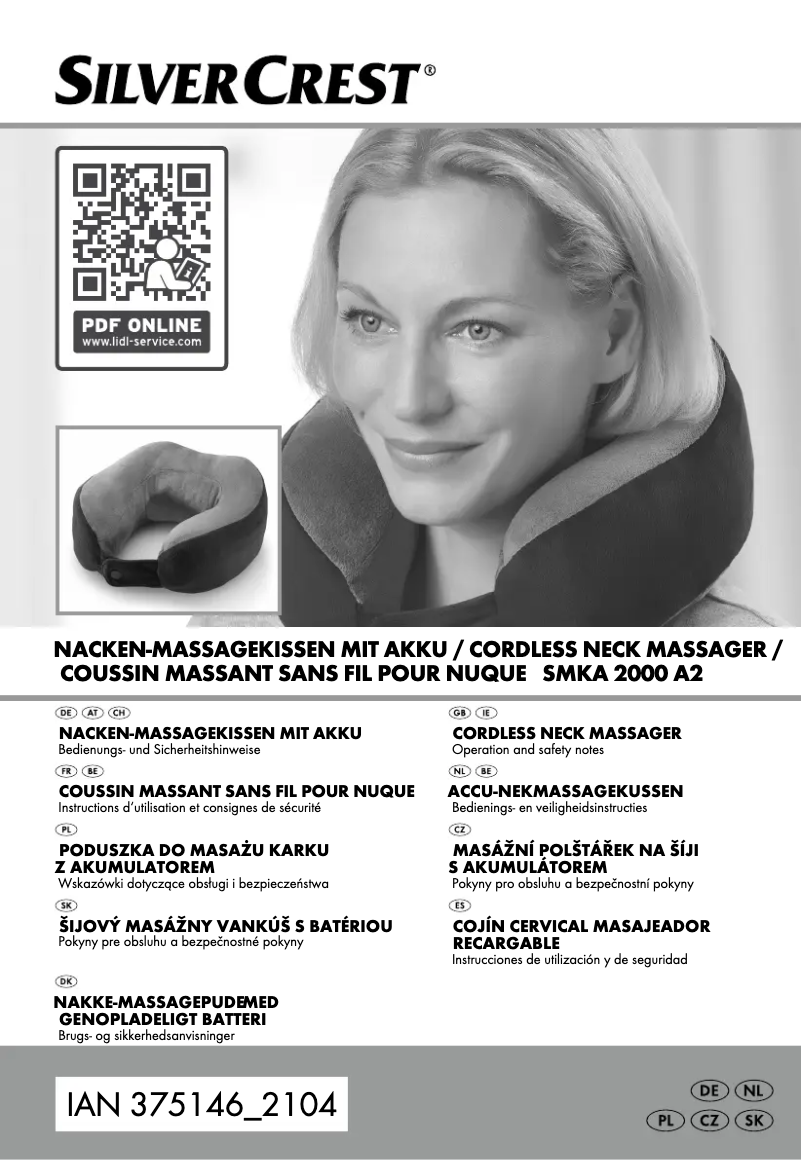 Page n°1 - Manuel utilisateur SilverCrest SMKA 2000 A2