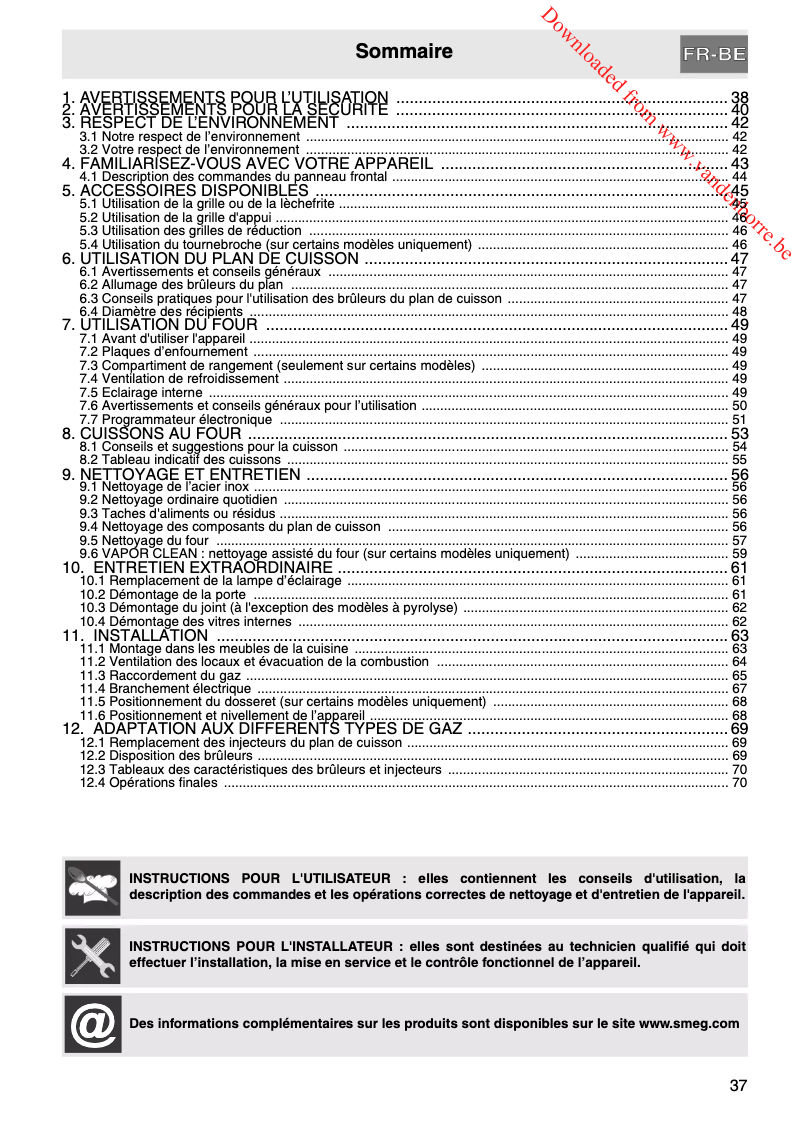 Image de la première page du manuel de l'appareil Classici C6GMX8