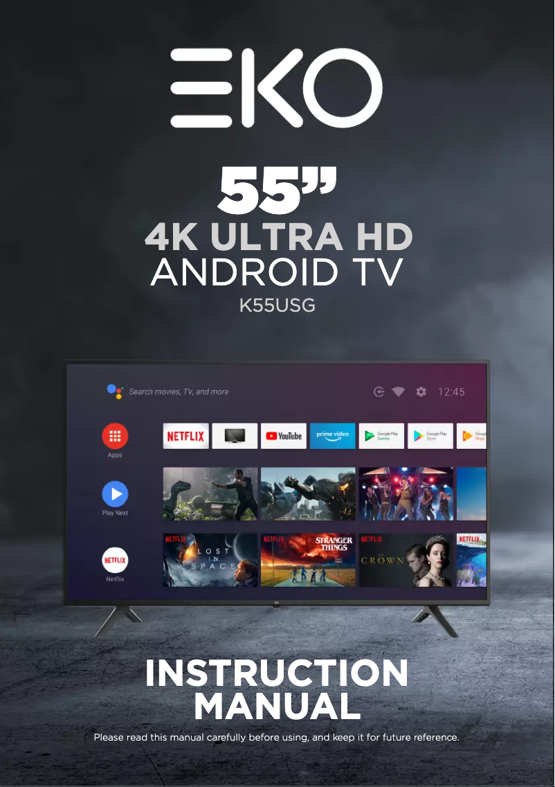 Page 1 de la notice Manuel utilisateur EKO K55USG