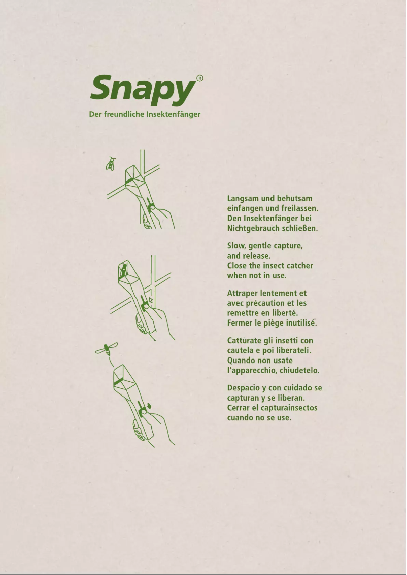 Image de la première page du manuel de l'appareil Cage trap