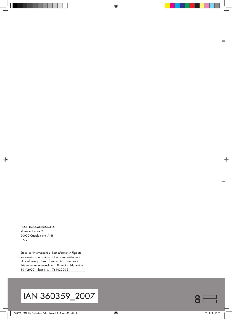 Page n°1 - Manuel utilisateur Florabest IAN 360359