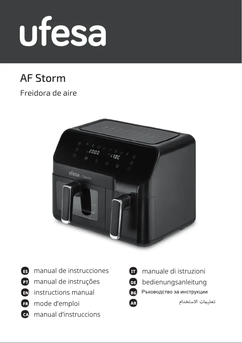 Image de la première page du manuel de l'appareil Storm