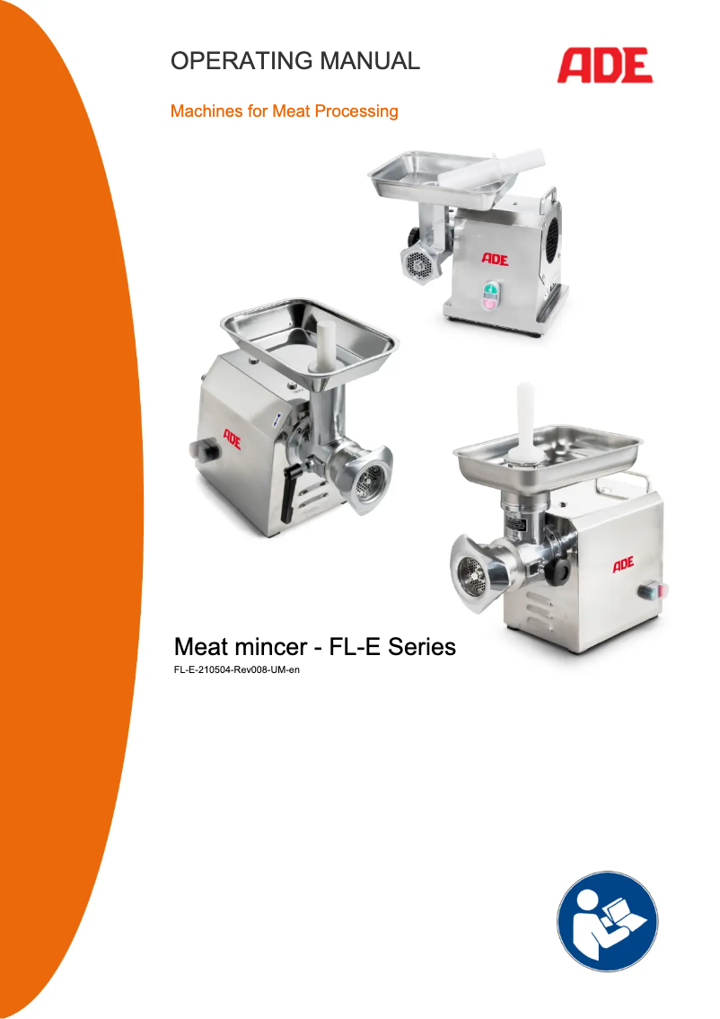 Page 1 de la notice Manuel utilisateur ADE FL-E-800