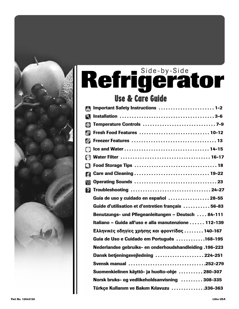 Page 1 de la notice Manuel utilisateur Amana AC 2225
