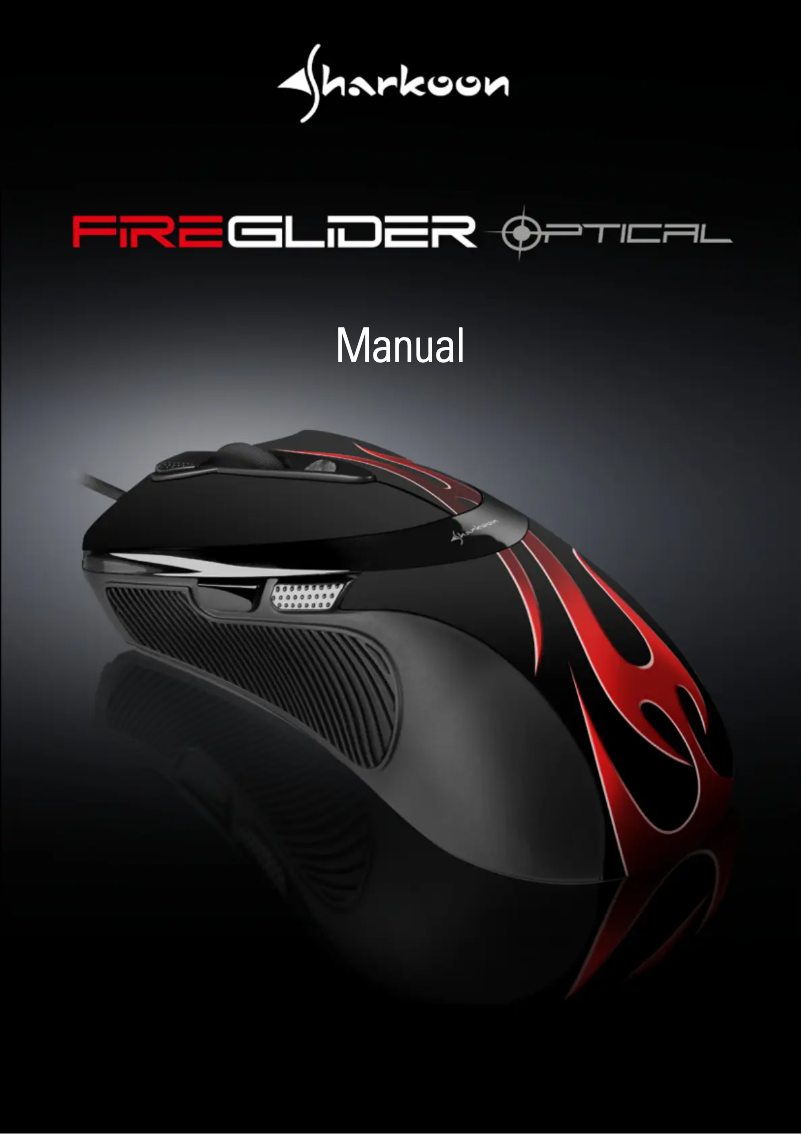 Page 1 de la notice Manuel utilisateur Sharkoon FireGlider Optical