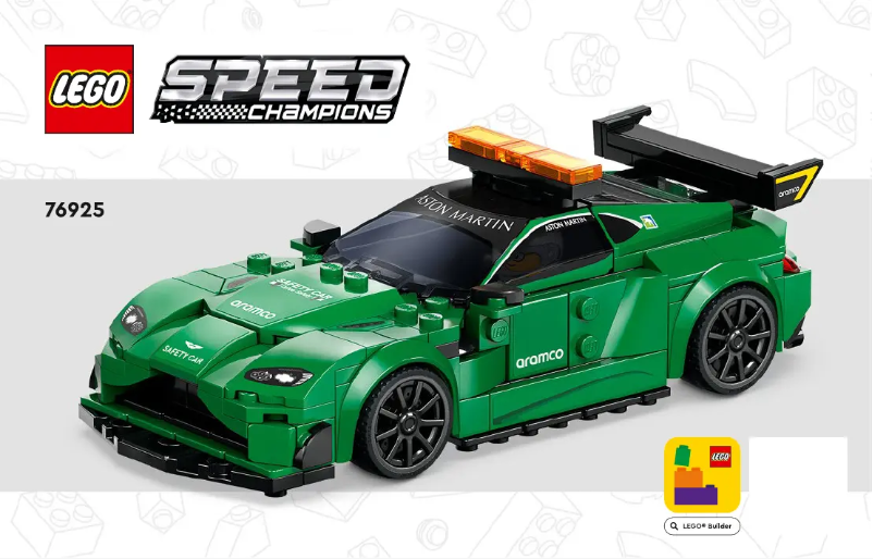 Image de la première page du manuel de l'appareil Speed Champions 76925