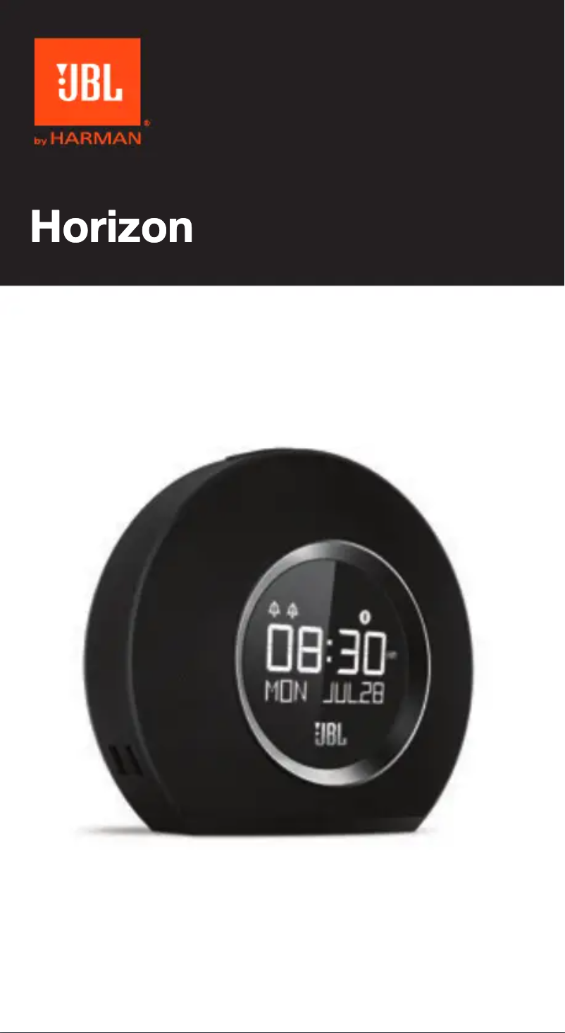 Image de la première page du manuel de l'appareil Horizon