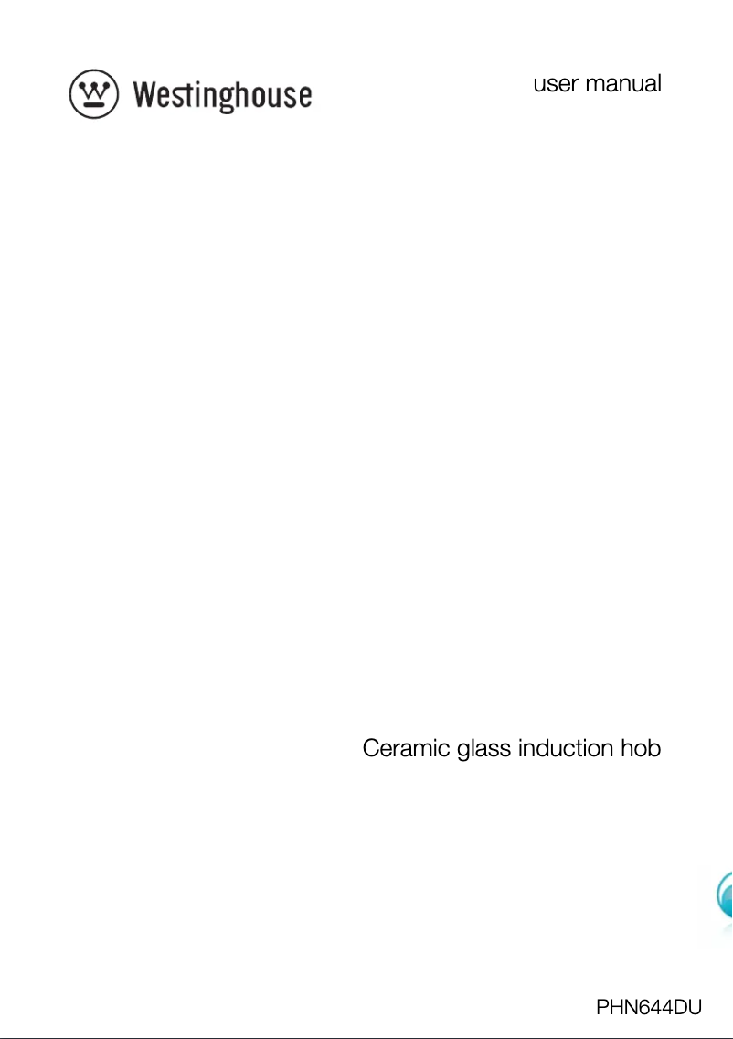Page 1 de la notice Manuel utilisateur Westinghouse PHN644DU