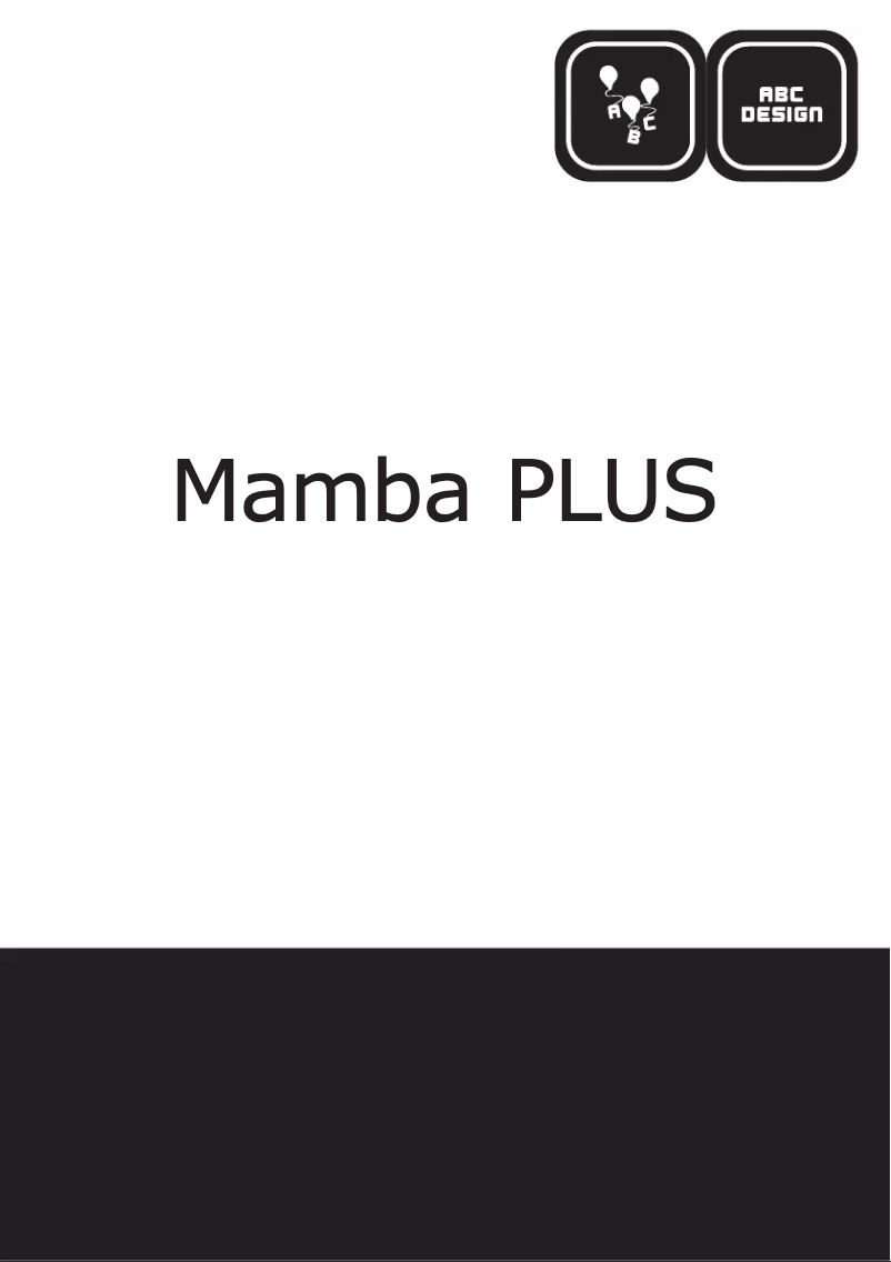 Image de la première page du manuel de l'appareil Mamba Plus
