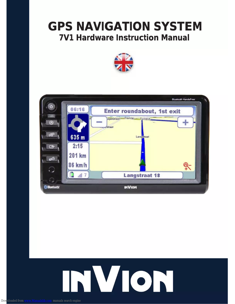 Page n°1 - Manuel utilisateur Invion GPS 7V1