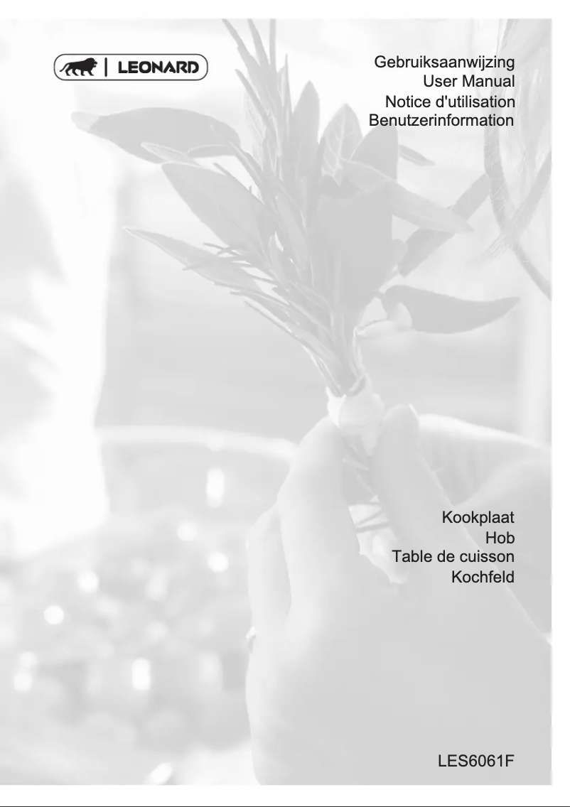 Page n°1 - Manuel utilisateur Leonard LES6061F