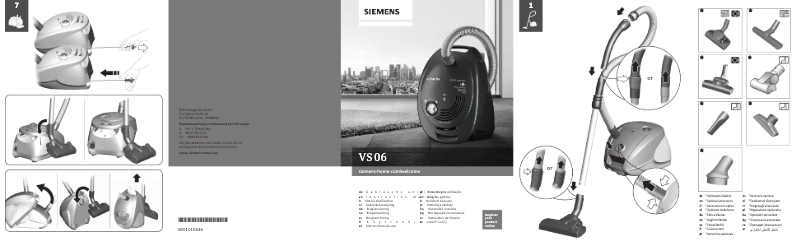 Page 1 de la notice Manuel utilisateur Siemens VS06G2004