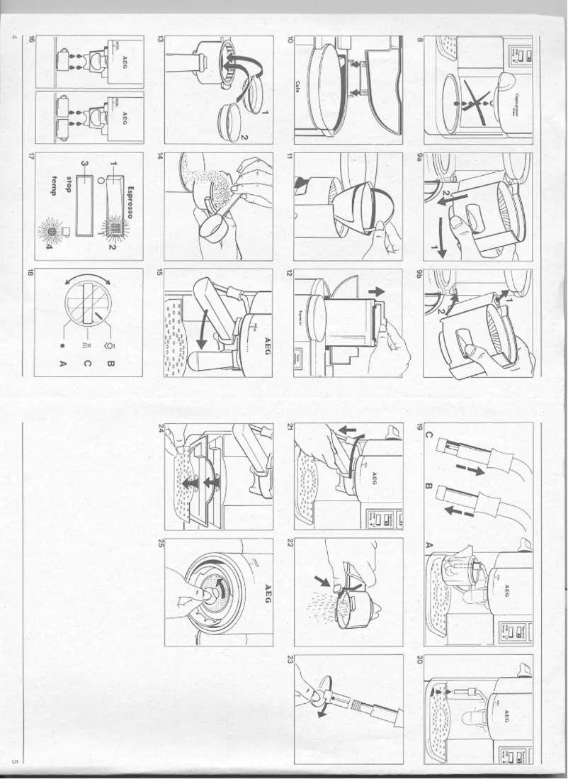 Page n°1 - Manuel utilisateur AEG-Electrolux KFEA 100