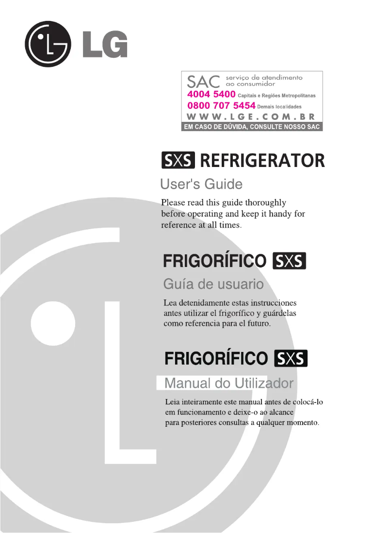 Image de la première page du manuel de l'appareil LR-21SDT1