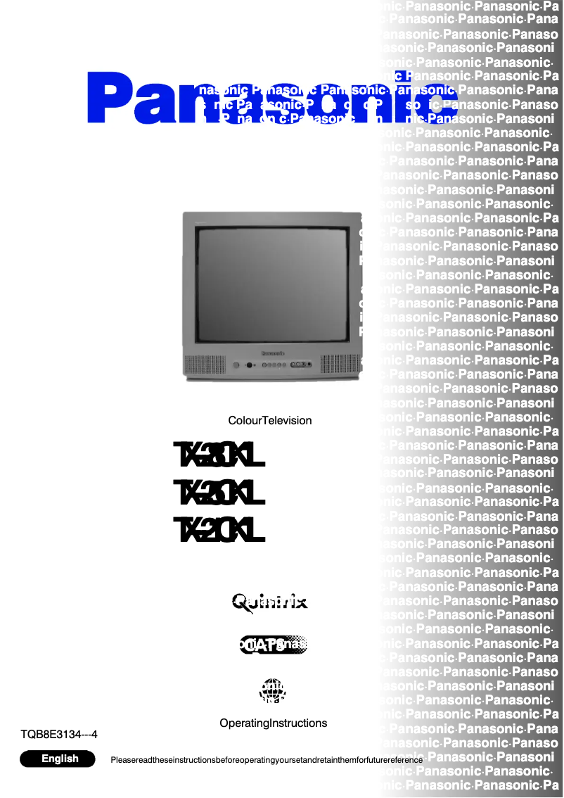 Image de la première page du manuel de l'appareil TX-21CK1L