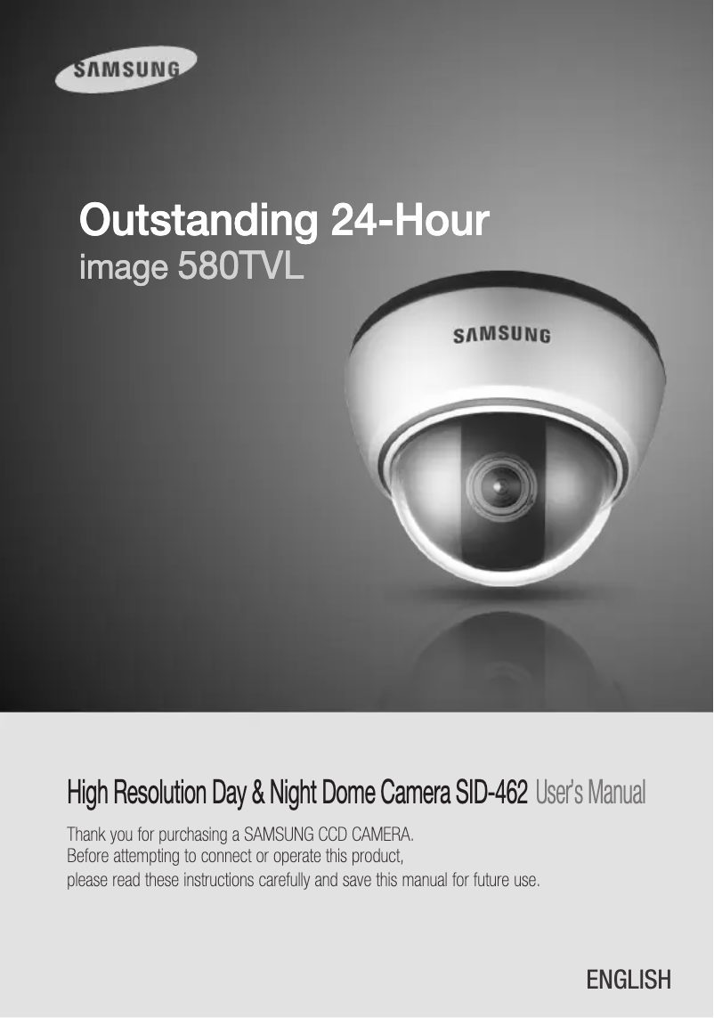 Image de la première page du manuel de l'appareil SID-462B