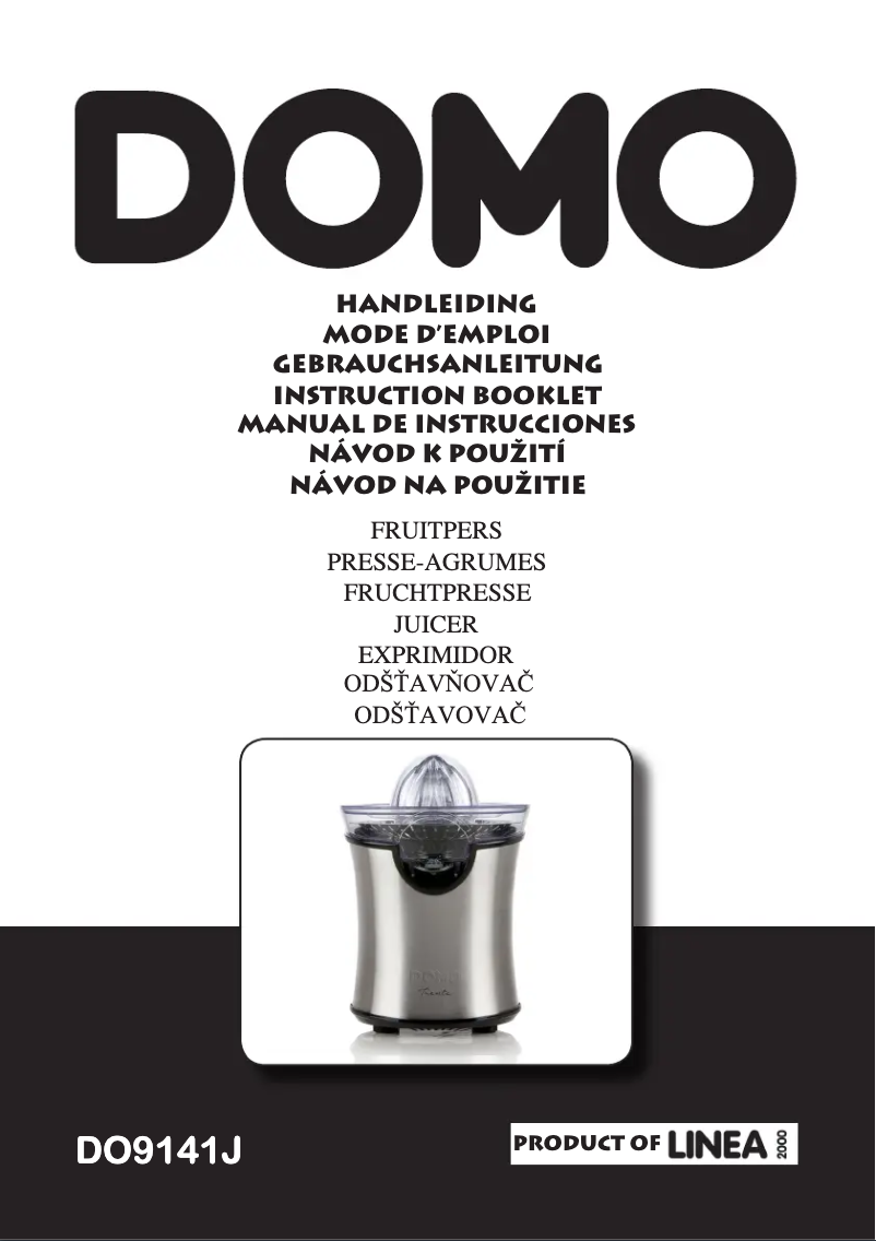 Page n°1 - Manuel utilisateur Domo DO9141J