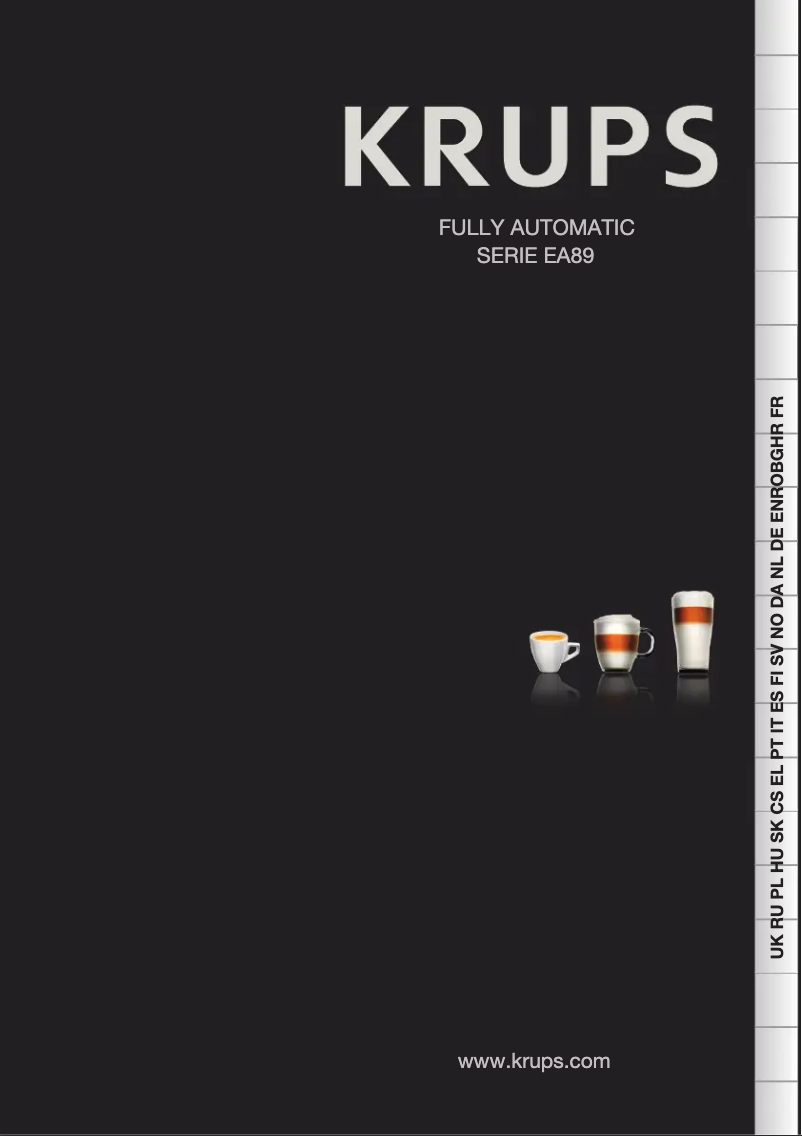 Page 1 de la notice Manuel utilisateur Krups Evidence EA891D