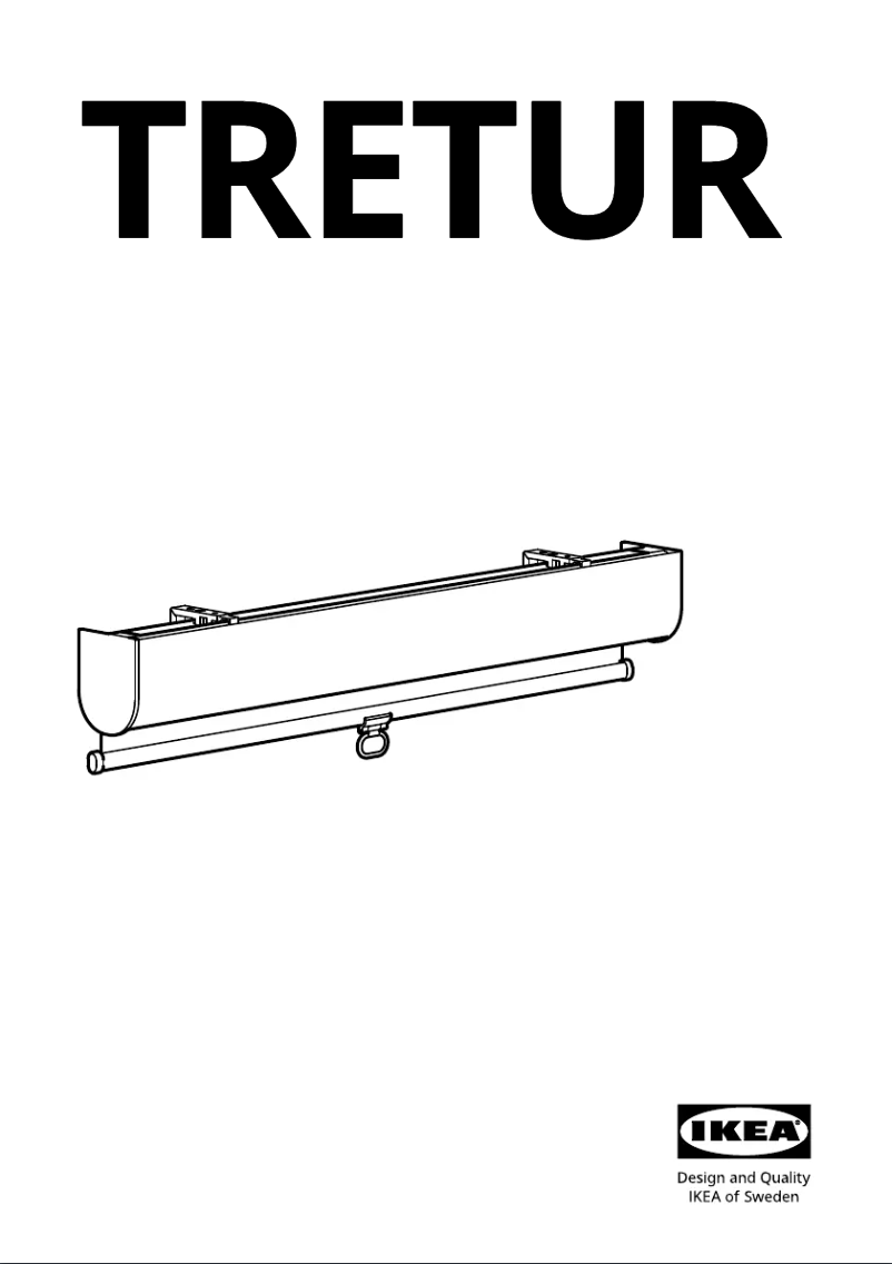 Page 1 de la notice Manuel utilisateur Ikea TRETUR 904.910.94