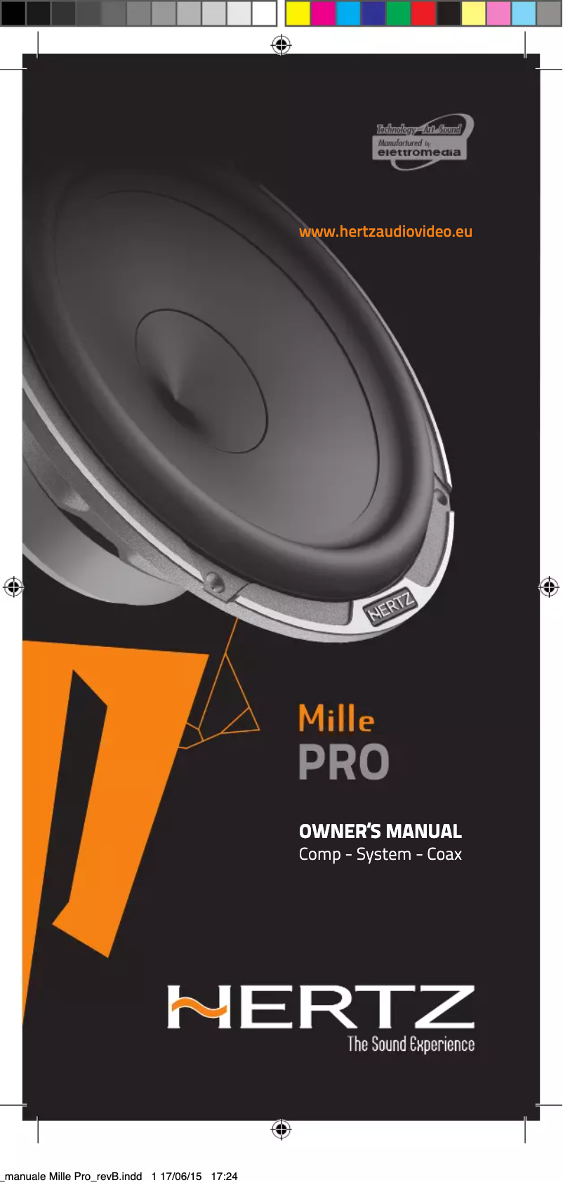 Page n°1 - Manuel utilisateur Hertz Mille Pro MPCX 2TM
