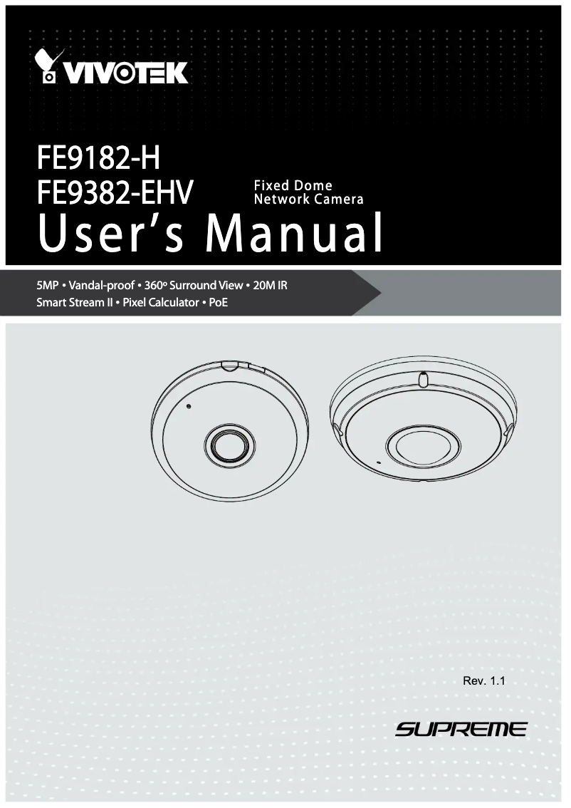 Image de la première page du manuel de l'appareil FE9380-HV