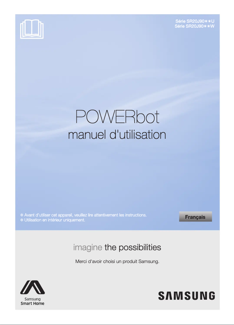 Image de la première page du manuel de l'appareil SR20J902FU