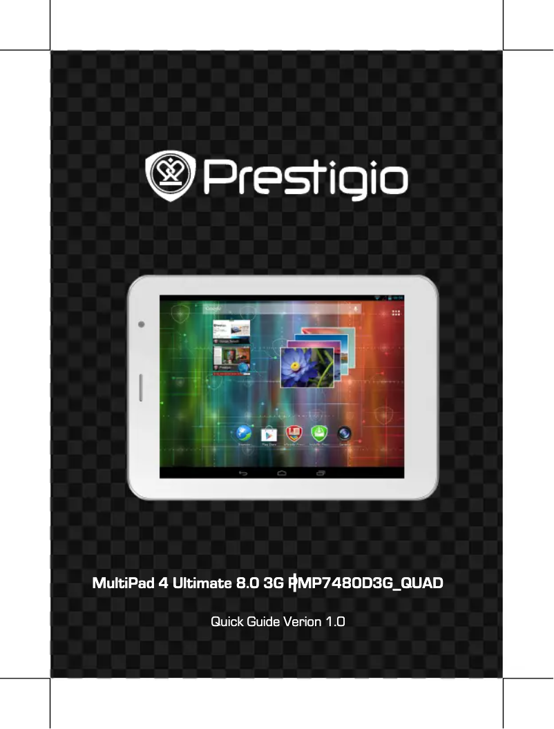 Page n°1 - Manuel utilisateur Prestigio MultiPad 4 Ultimate 8.0