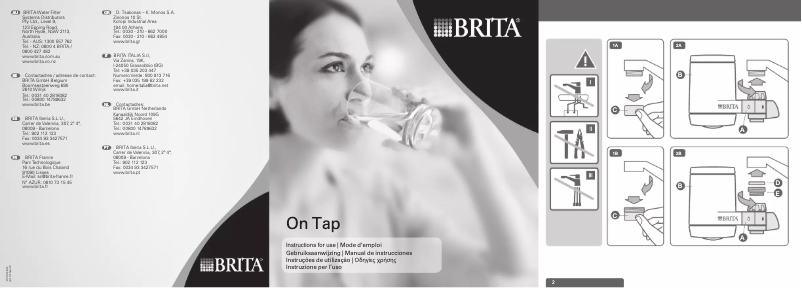 Page 1 de la notice Manuel utilisateur BRITA On Tap
