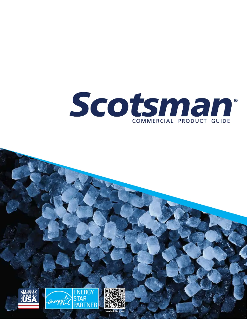 Page 1 de la notice Manuel utilisateur Scotsman CU50PA-1A