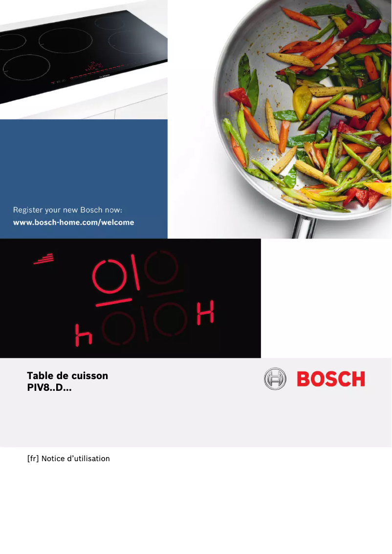 Page n°1 - Manuel utilisateur Bosch PIV895DC1E