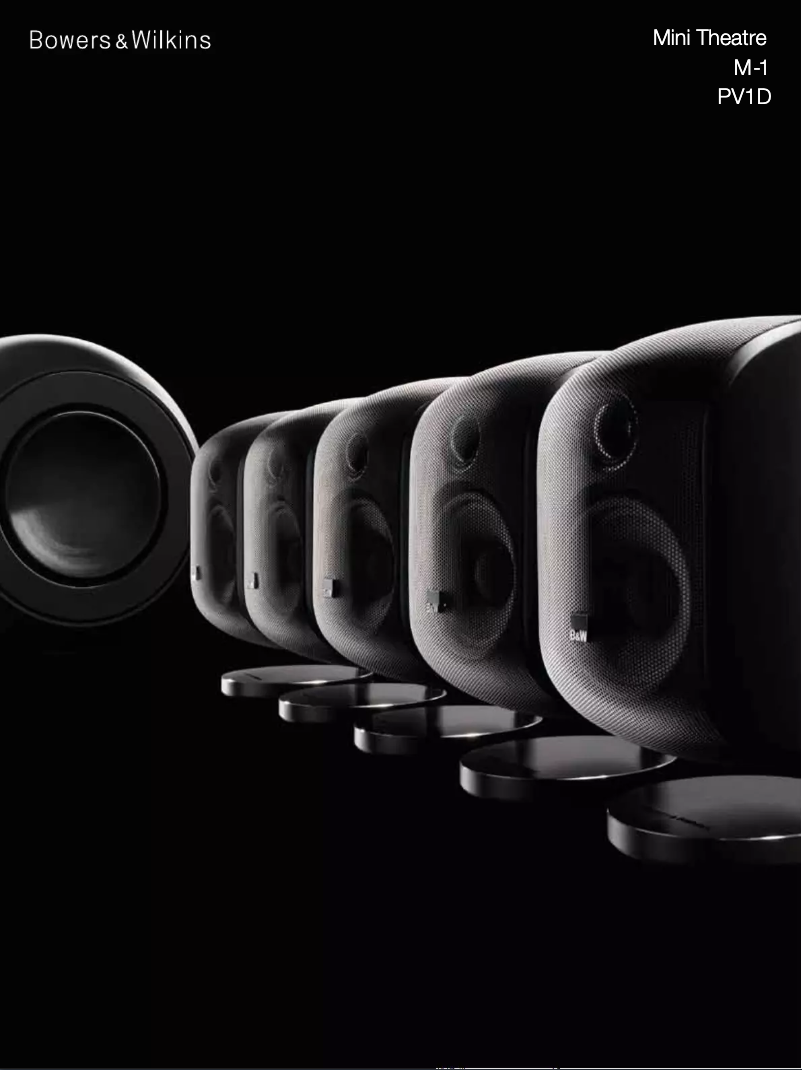 Page 1 of the manual Brochure Bowers & Wilkins PV1D