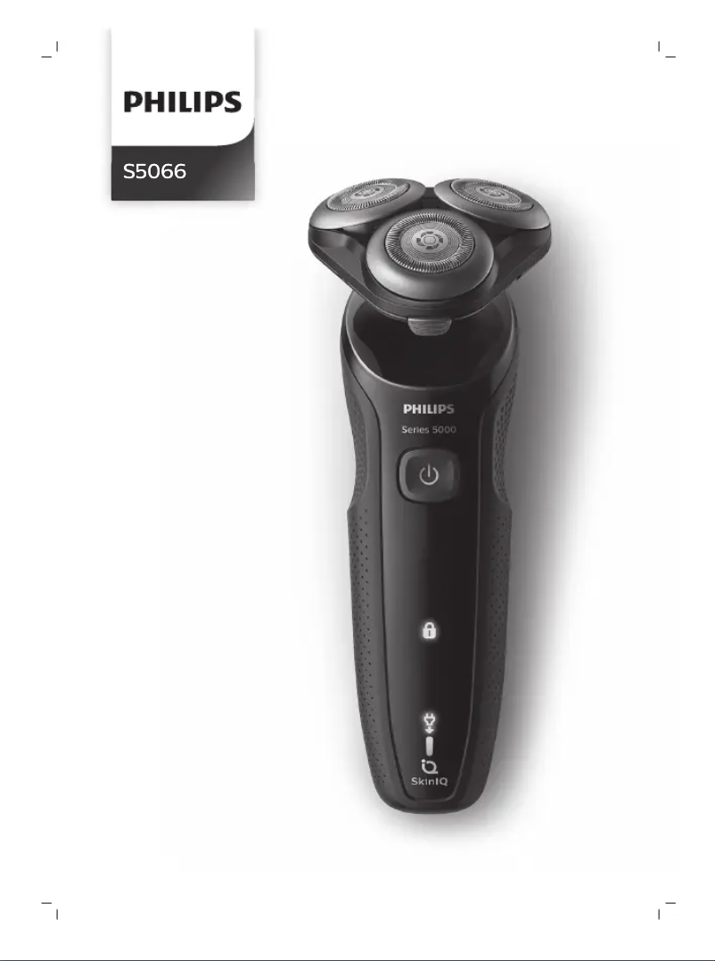 Page 1 of the manual User Manual Philips Series 5000 S5066