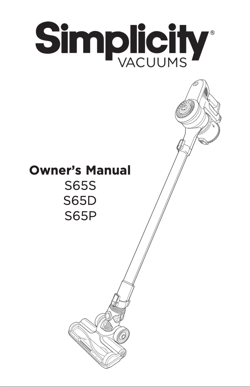 Image de la première page du manuel de l'appareil S65