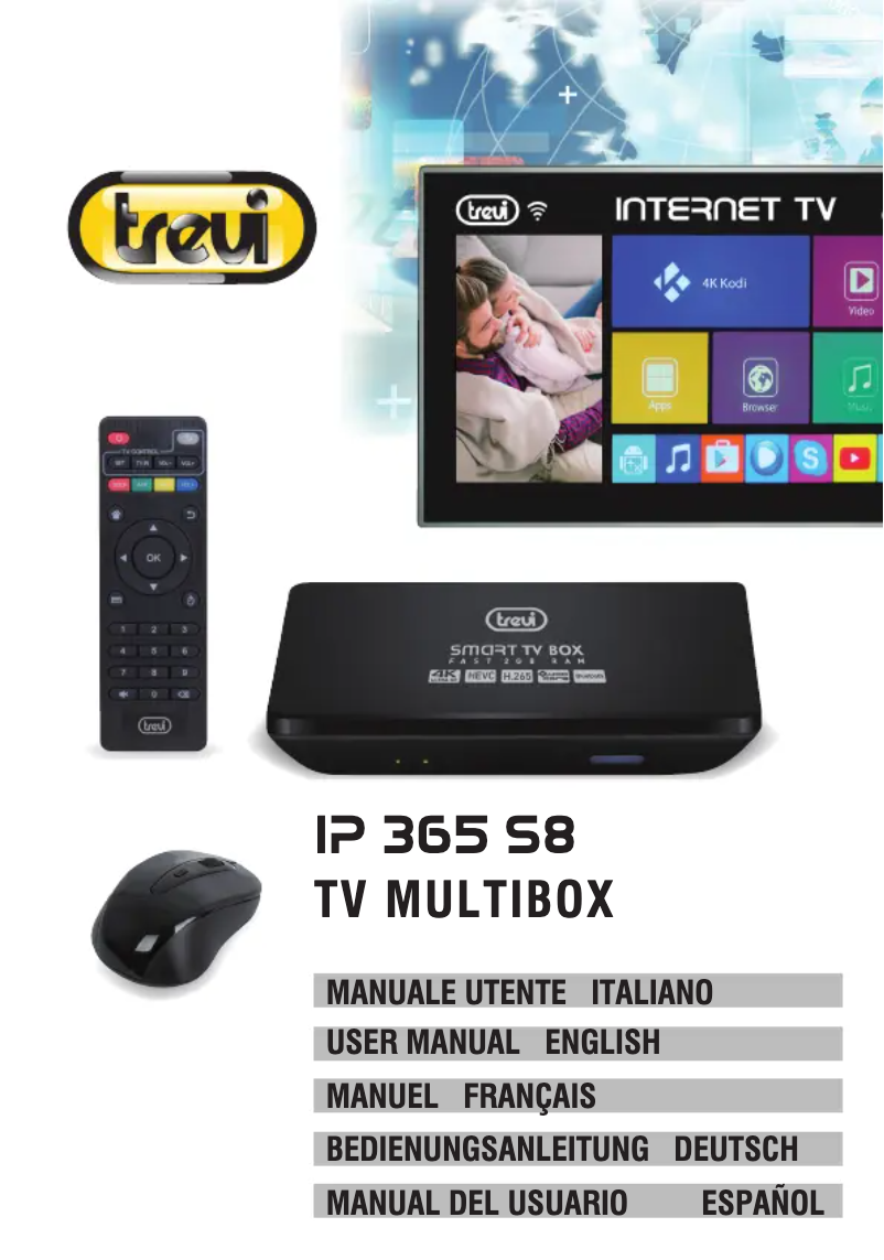 Page 1 de la notice Manuel utilisateur Trevi IP 365 S8
