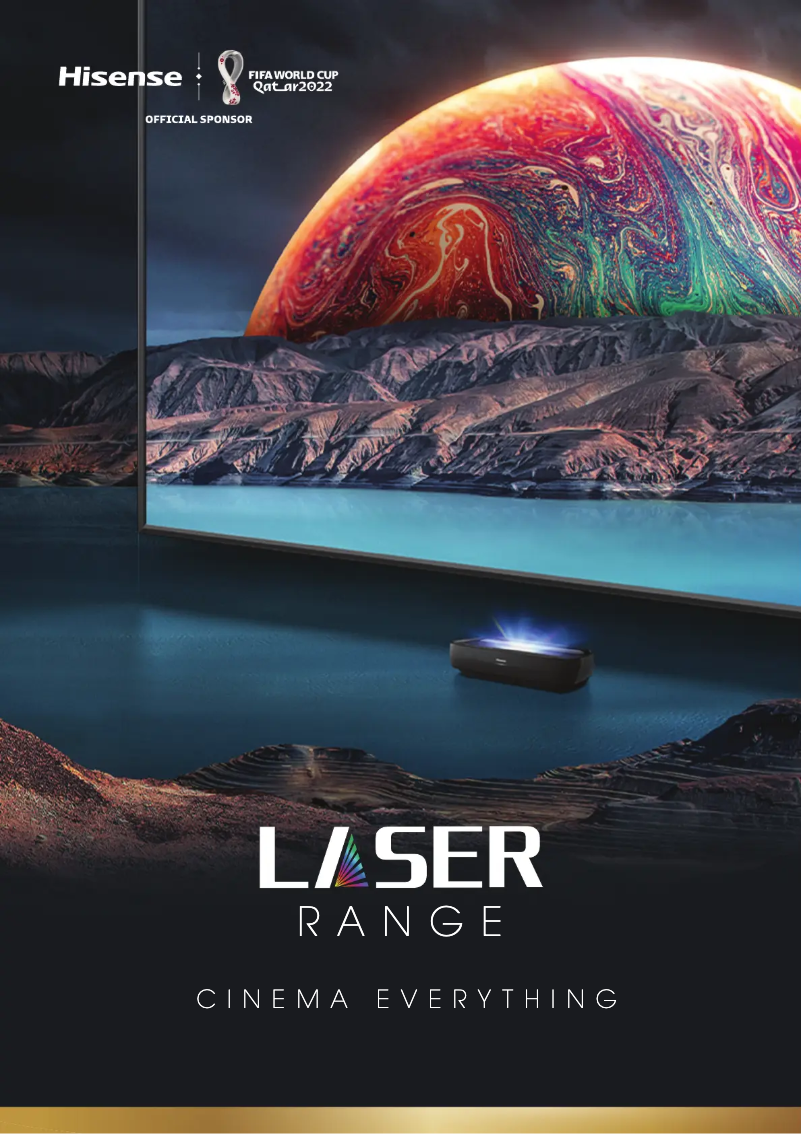 Page 1 de la notice Brochure Hisense 100L5