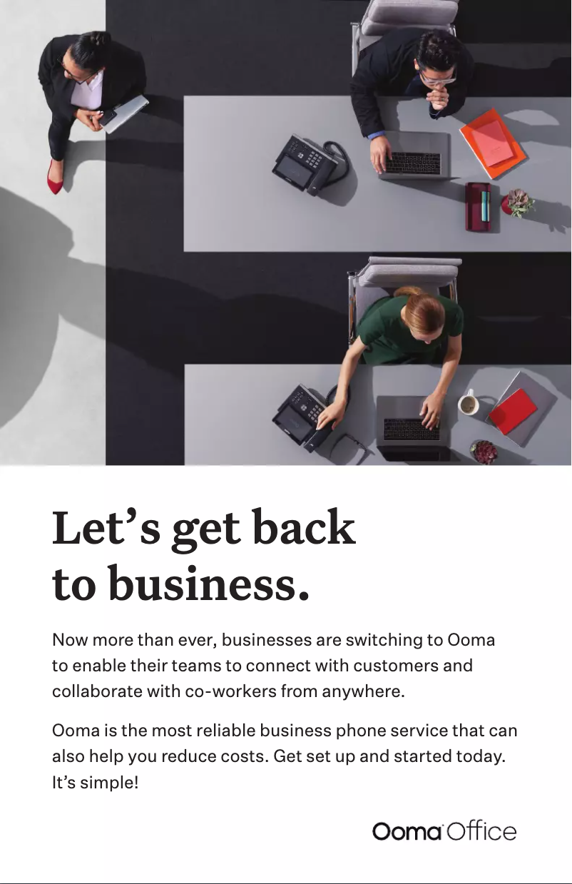 Page n°1 - Manuel utilisateur Ooma 2615W