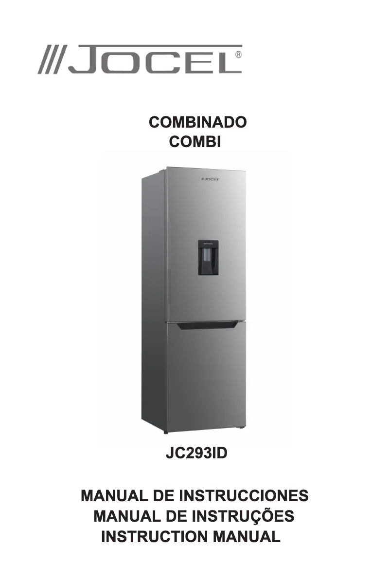 Page 1 de la notice Manuel utilisateur Jocel JC293ID