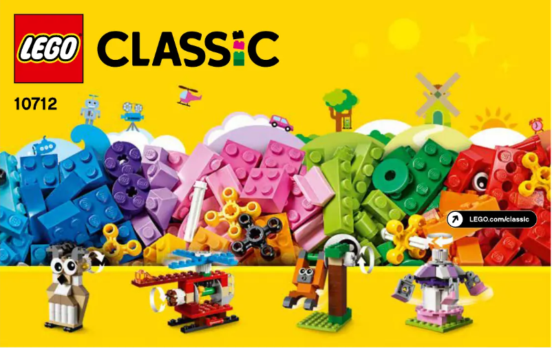 Page 1 de la notice Manuel utilisateur Lego Classic 10712