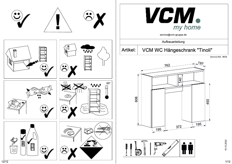 Page n°1 - Manuel utilisateur VCM Tinoli