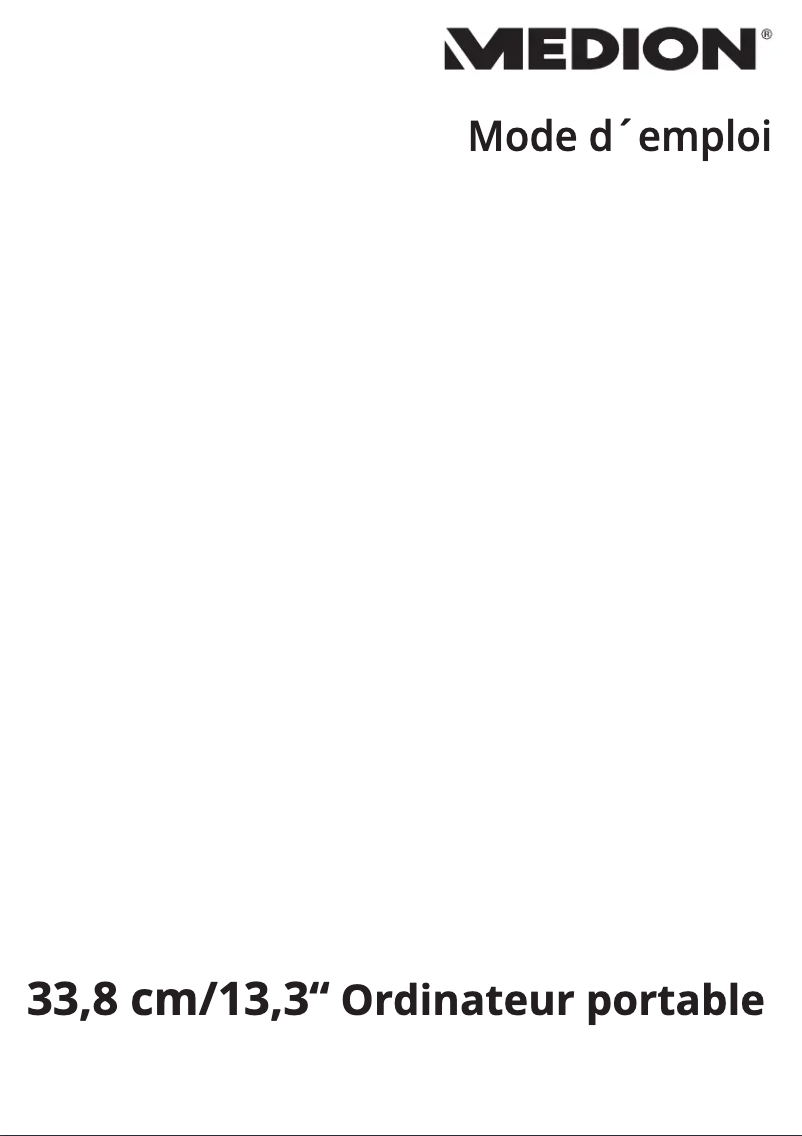 Image de la première page du manuel de l'appareil Akoya S3409 MD 60617