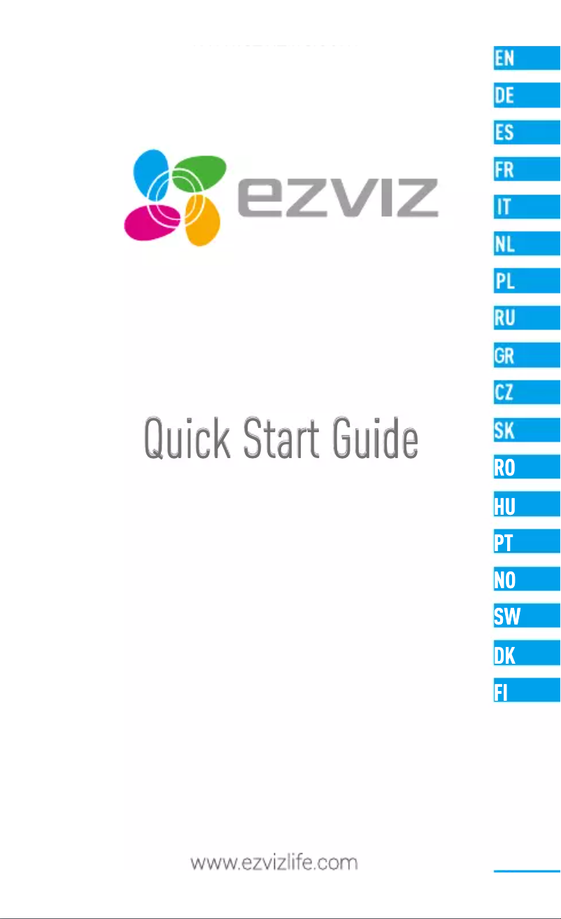 Page 1 de la notice Manuel utilisateur EZVIZ C2C Mini O Plus