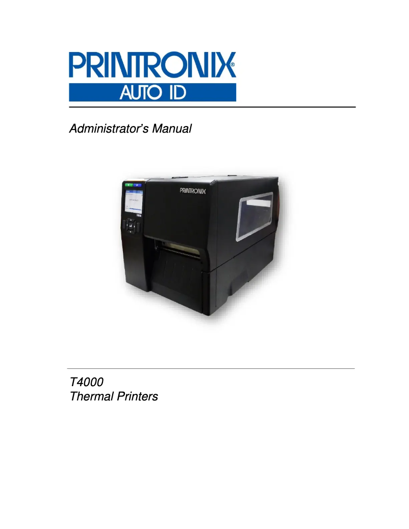 Página 1 del manual Manual de usuario TSC T4204