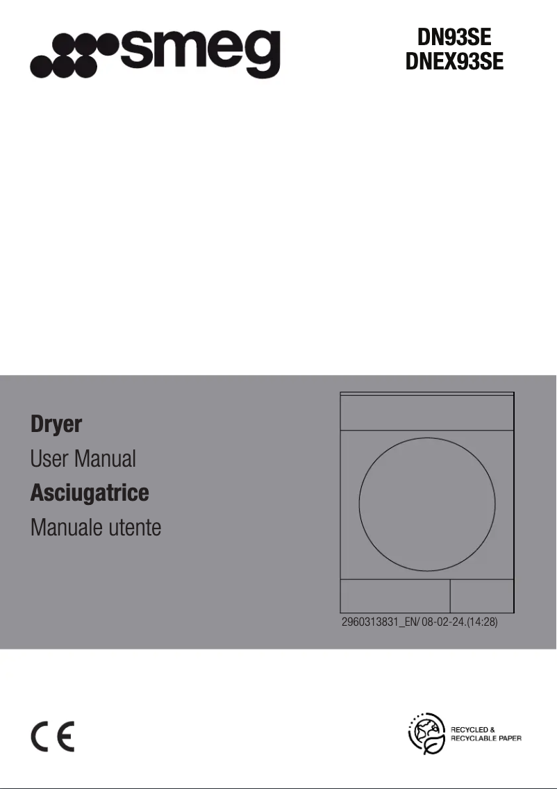 Image de la première page du manuel de l'appareil DNEX93SE