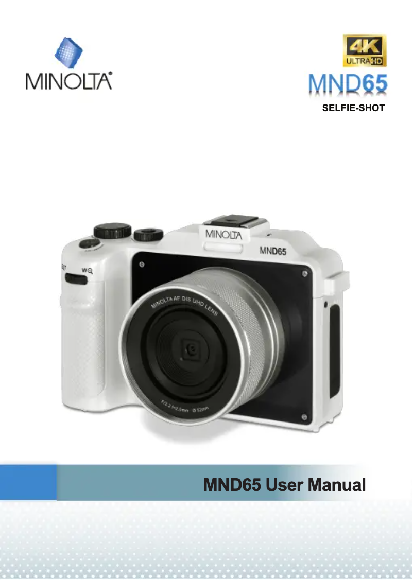 Image de la première page du manuel de l'appareil MND65