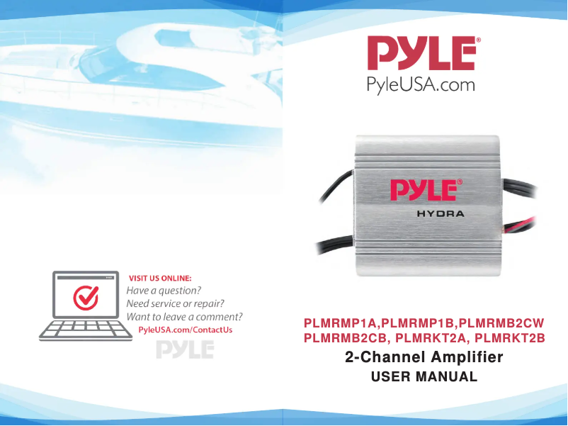 Page n°1 - Manuel utilisateur Pyle PLMRMP1B